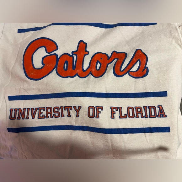 Florida Gators screen stars best 50/50 Other - Gators University of Florida White and Blue Tee